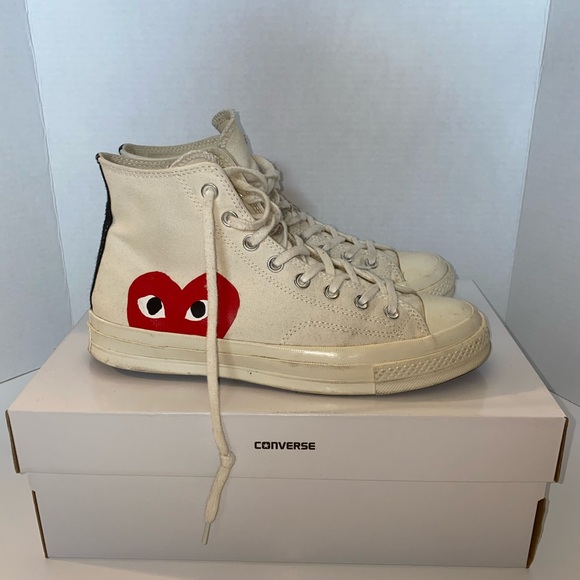 converse cdg cream
